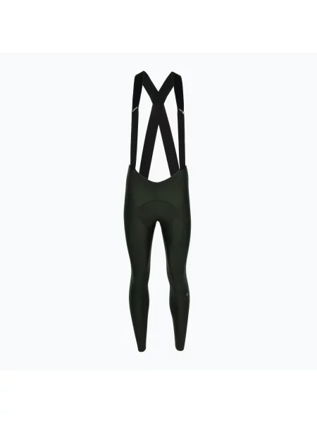 Pantaloni de ciclism pentru femei ASSOS Uma GT Spring Fall Bib Tights deep green verde