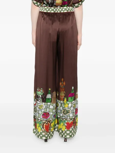 Pantaloni Alemais maro