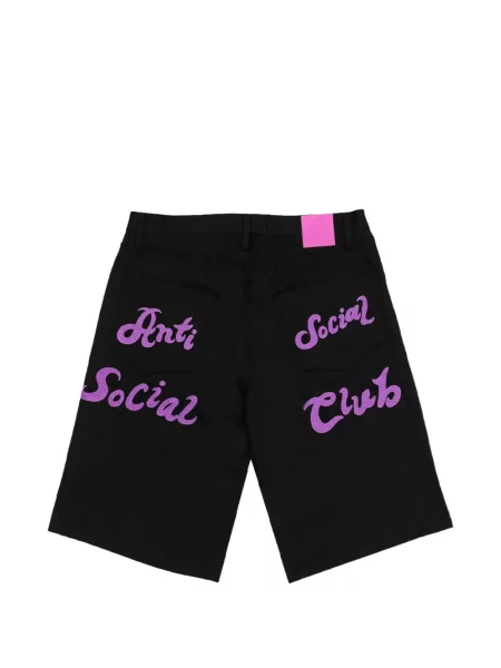 Pantaloni scurți Anti Social Social Club negru