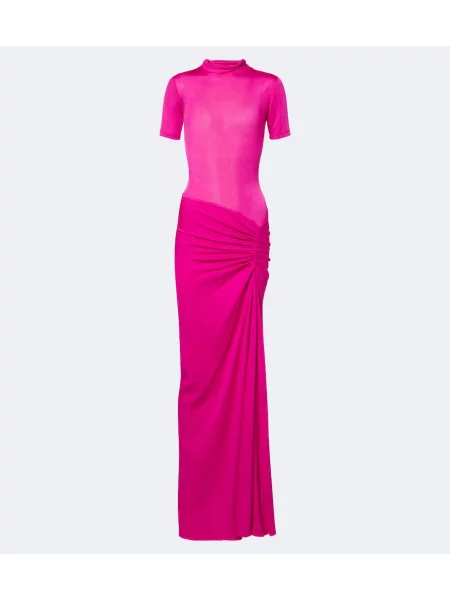 Rochie Christopher Esber cu volane roz