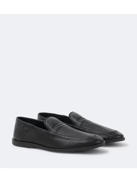 Pantofi loafer George Cleverley din piele negru