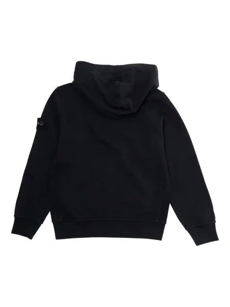 Bluza z kapturem dziecięca Stone Island czarna