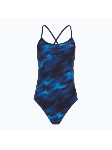 Дамски бански костюм от една част TYR Durafast Elite Soren Trinityfit blue синьо