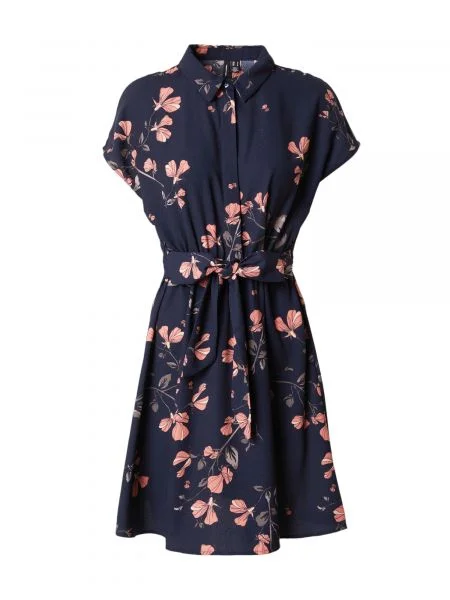 VERO MODA Dolga srajca VMNEWHALLIE nočno / roza modra