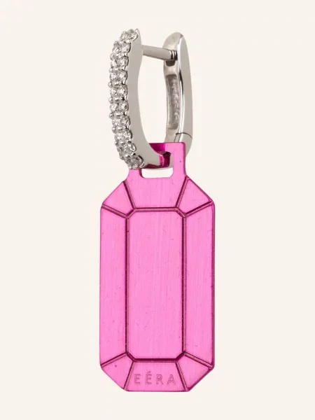 Eéra Kolczyki Wiszące Tokyo Z Diamentami pink różowe