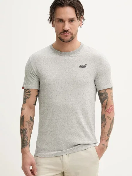 Koszulka Superdry retro z logo szara