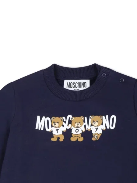 Bluza dziecięca Moschino niebieska