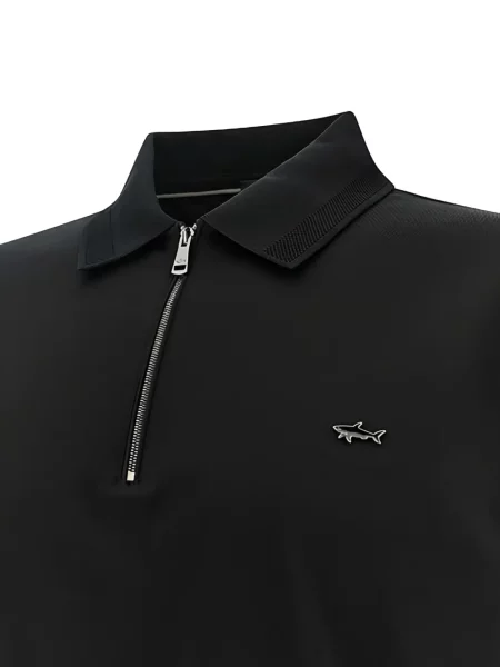 Tricou polo Paul & Shark negru