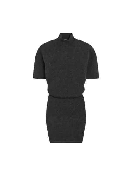 Sukienka Jacquemus wełniana szara