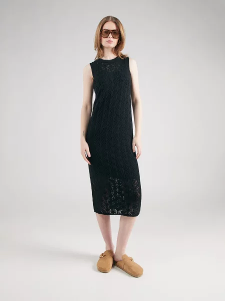 VERO MODA Rochie tricotat negru
