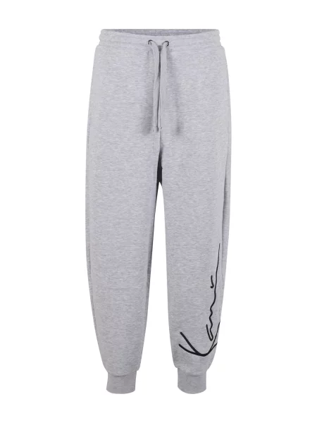 Karl Kani Pantaloni gri amestecat negru