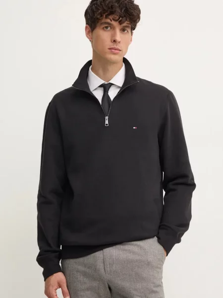 Tommy Hilfiger hanorac pentru bărbați cu negru