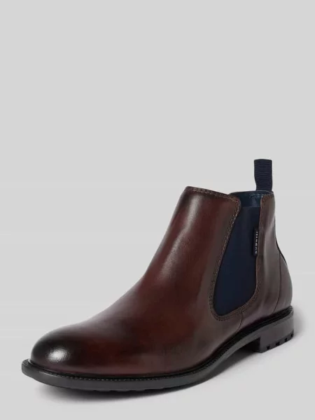 Buty chelsea z naturalnej skóry model Bonifacio' Bugatti