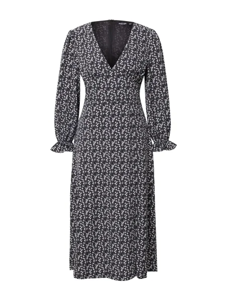 Nasty Gal Rochie Ditsy negru alb