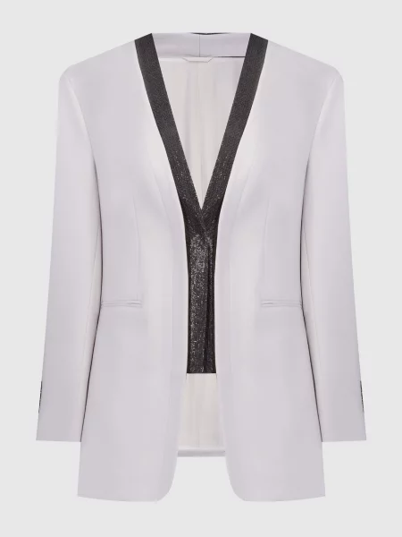 Жакет з ланцюжком моніль Brunello Cucinelli сірий