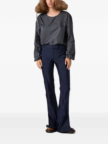 Pantaloni Miu Miu albastru