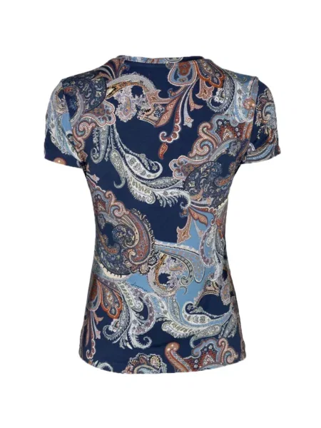 Μπλούζα L'agence με σχέδιο paisley μπλε