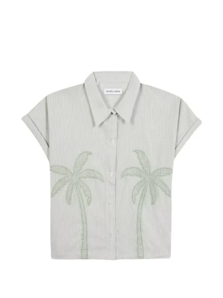 Риза Maison Labiche зелено