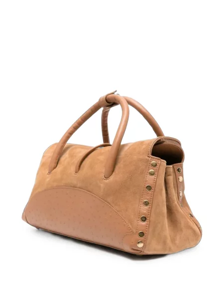 Geantă shopper Zanellato din piele maro
