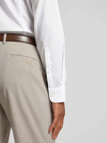 Koszula biznesowa o kroju regular fit z popeliny Jake*s biała