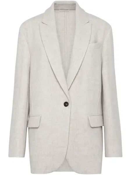 Sacou Brunello Cucinelli alb
