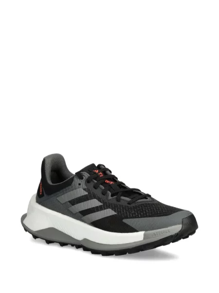 Sneakerși Adidas Terrex cu dungi slip-on negru