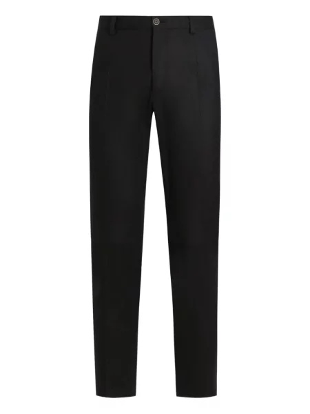 Pantaloni Dolce & Gabbana de lână negru