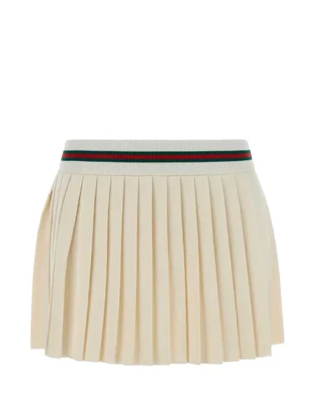Jacquard mini suknja Gucci bijela