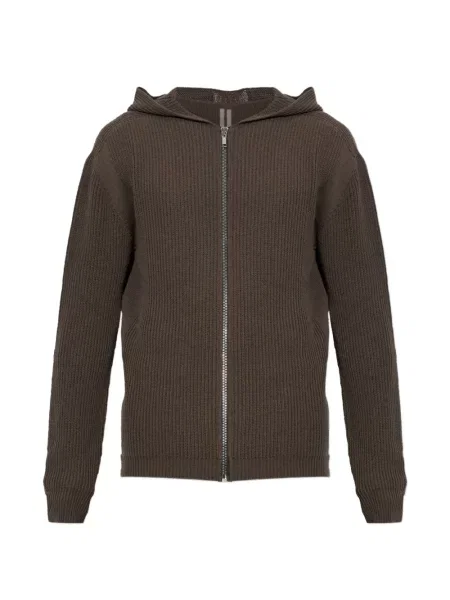 Cardigan Rick Owens de lână maro