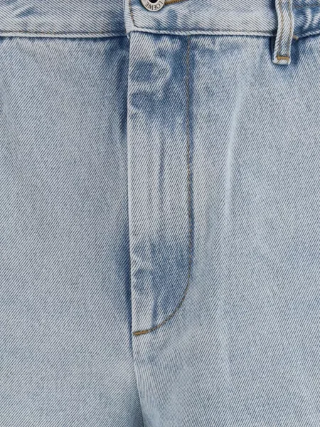 Pantaloni scurți din denim Loewe albastru