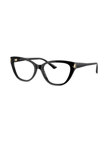 Ochelari de soare ochi de pisică Jimmy Choo Eyewear negru