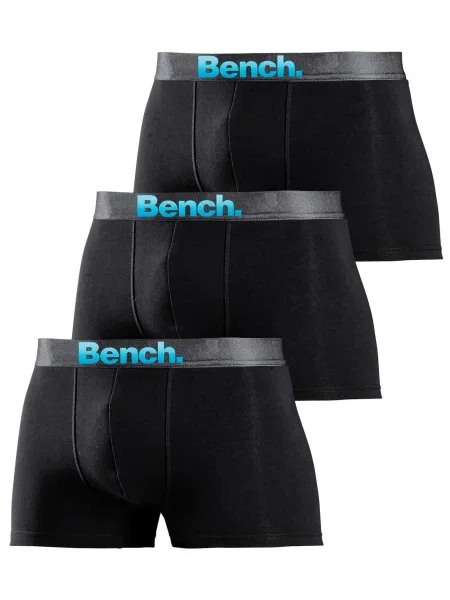 BENCH Boxerky svítivě modrá černá