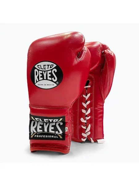 Rękawice bokserskie Cleto Reyes Lace Up Sparring red czerwone