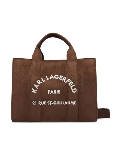 Karl Lagerfeld Shopper táska K/RSG sötét / fehér barna