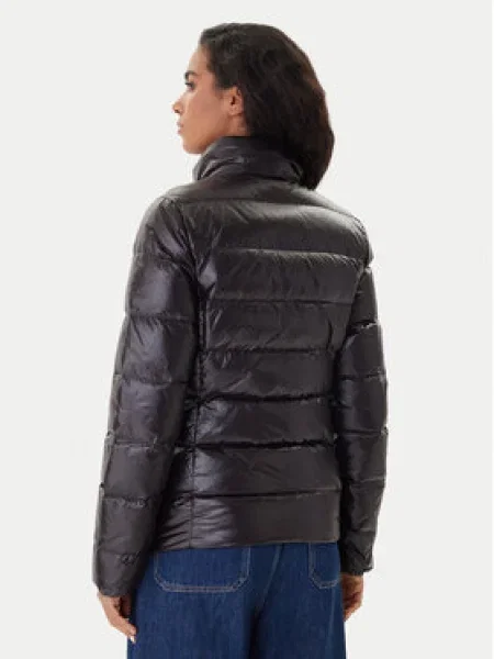 Tommy Jeans Vatovaná bunda čierna