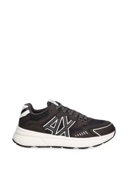 Sneakerși Armani Exchange cu autograf gri