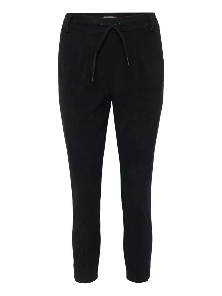 Only Petite Hlače z naborki ONLPOPTRASH-LIAS' črna