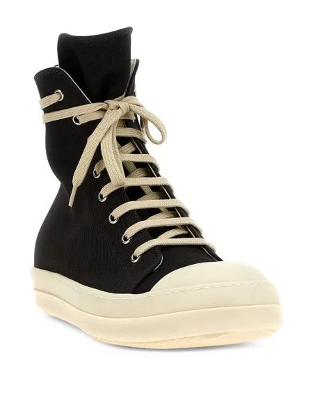 Sneakersy Rick Owens Drkshdw sznurowane koronkowe czarne