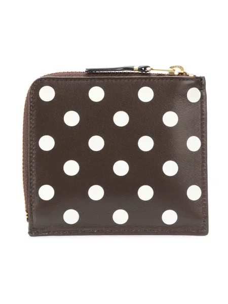 Taškuotas piniginė Comme Des Garçons Wallet ruda