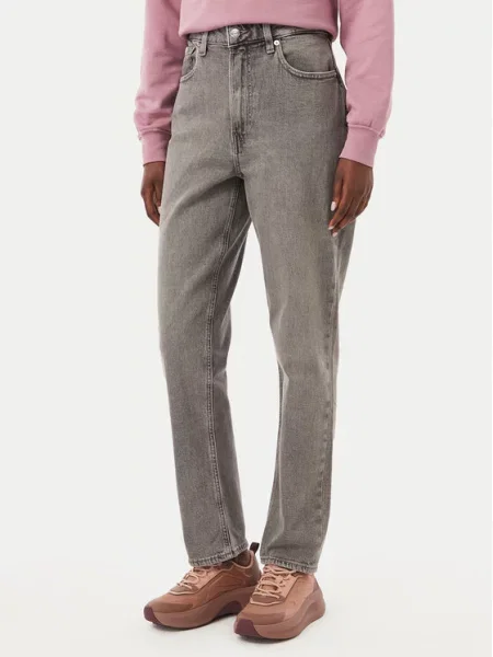 Calvin Klein Jeans Дънки Mom Fit сив