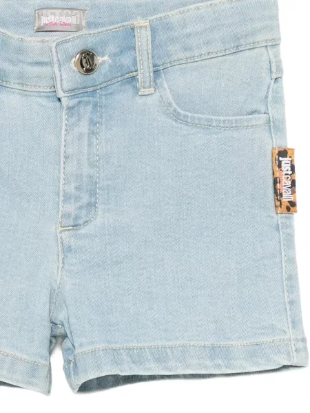 Szorty jeansowe dziecięce Just Cavalli niebieskie