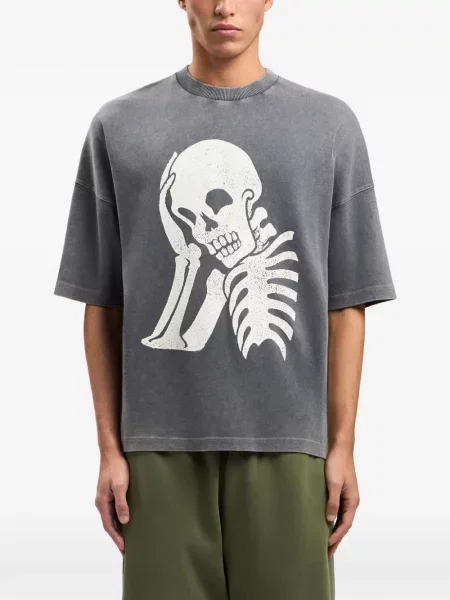 Tricou Palm Angels cu imagine gri