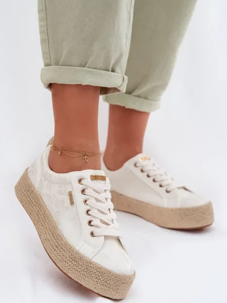 Espadrile Big Star Shoes alb