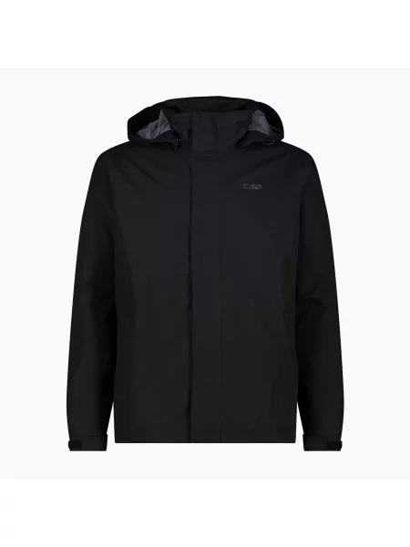 Férfi esőkabát CMP Snaps Hood black. Méret: 50 fekete