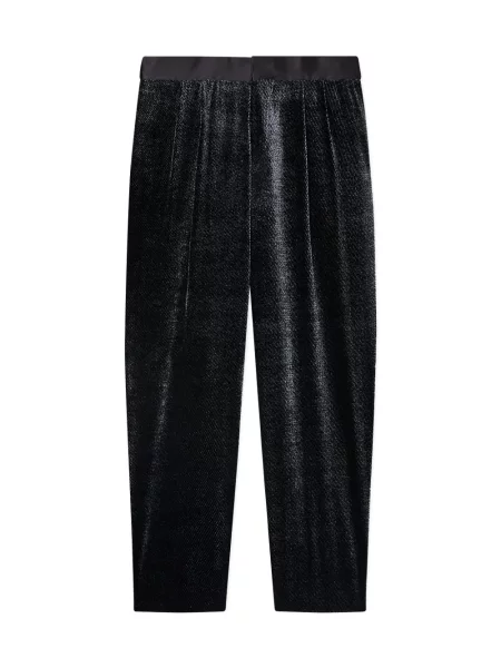 Pantaloni Giorgio Armani plisate negru
