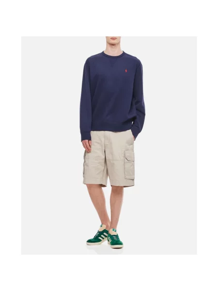 Bluza z wyhaftowanym logo Polo Ralph Lauren niebieska