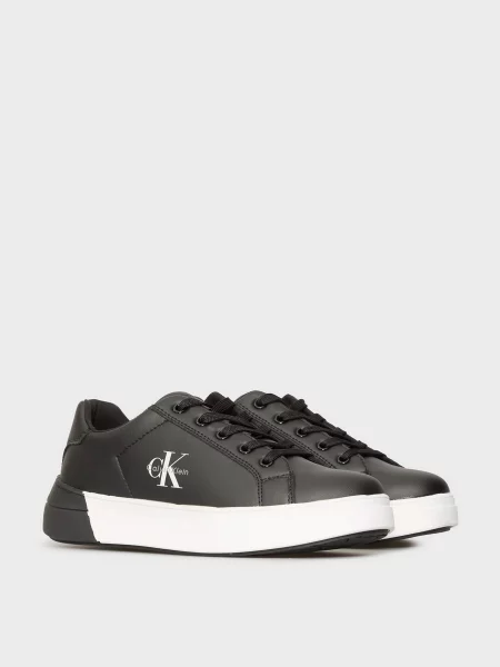 Дитячі Кеди низькі Calvin Klein Kids поліуретан чорний