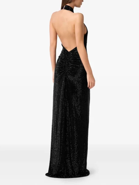 Rochie maxi Philipp Plein de costum negru