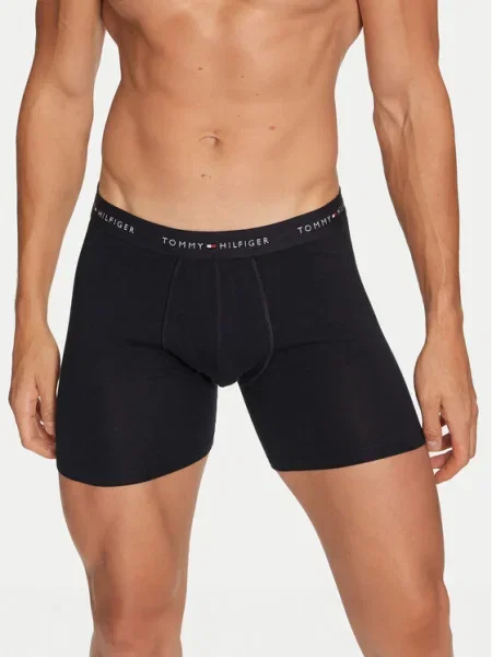Tommy Hilfiger Underwear Boxeralsók Essential tengerészkék / szürke / sötétvörös / fehér fekete
