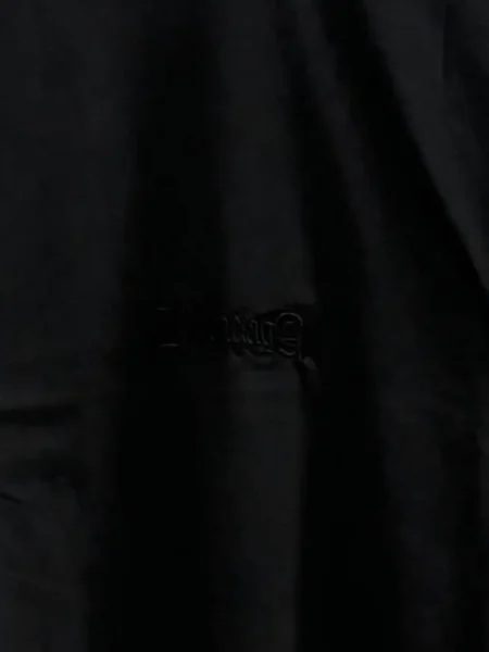 Тениска Balenciaga с кръгло деколте черно